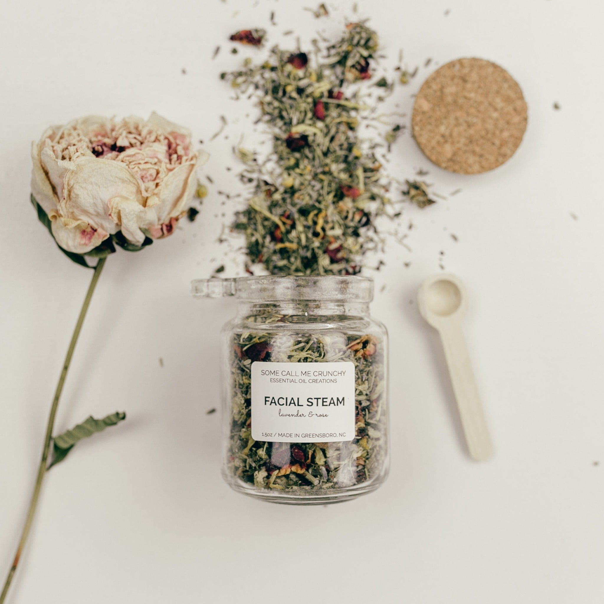 Facial Steam~ Lavender & Rose