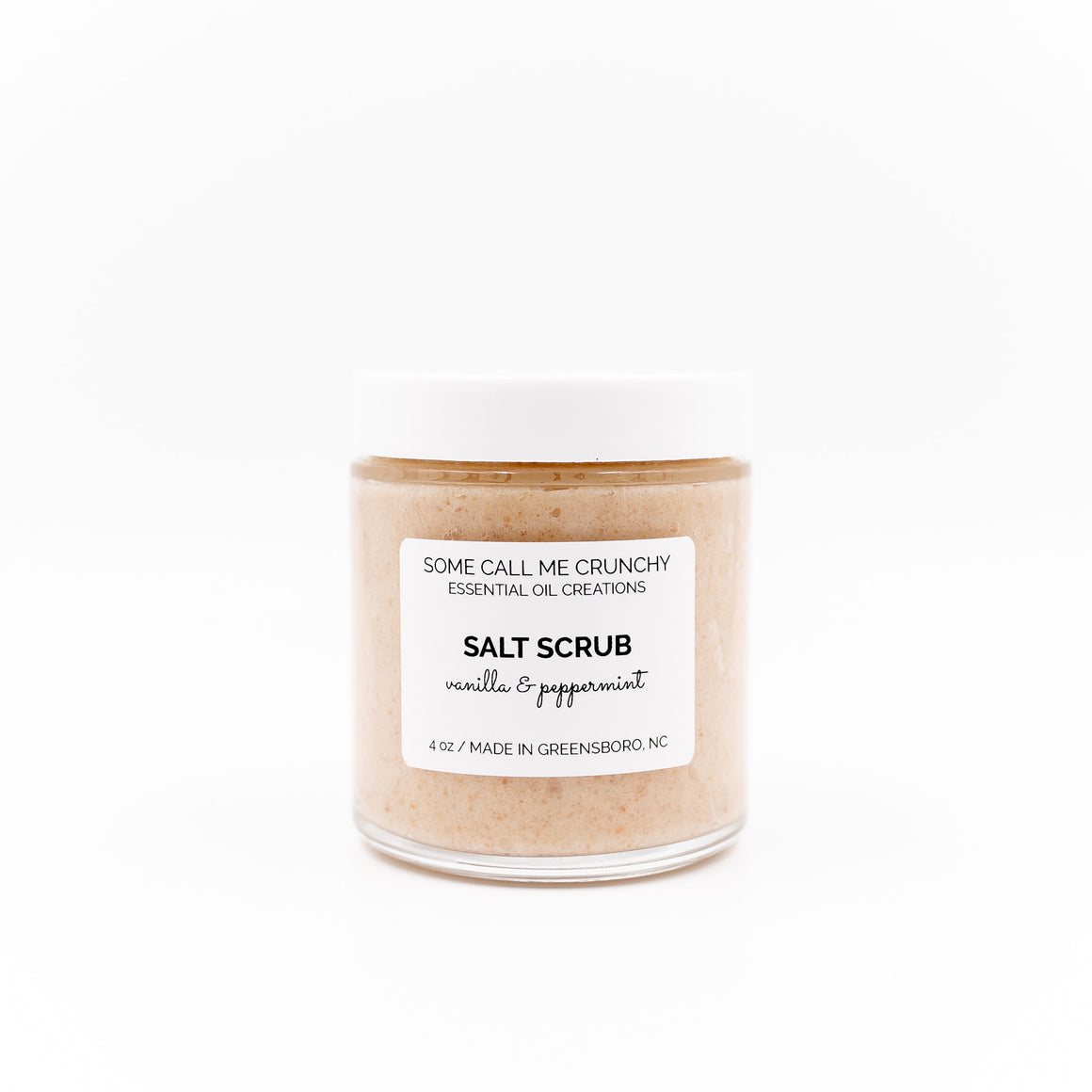 Holiday Salt Scrub ~ Peppermint + Vanilla