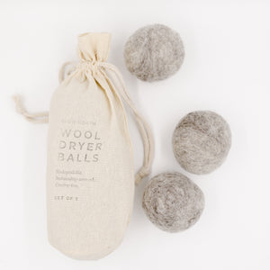 Handmade Wool Dryer Balls (Set of 3)