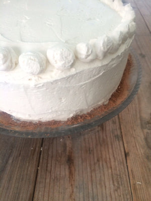 Dark Chocolate Cake + Vanilla Buttercream