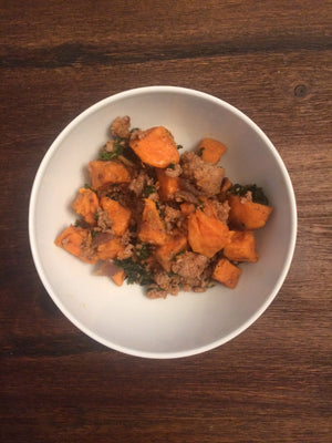 Sweet Potato & Sausage Breakfast Hash