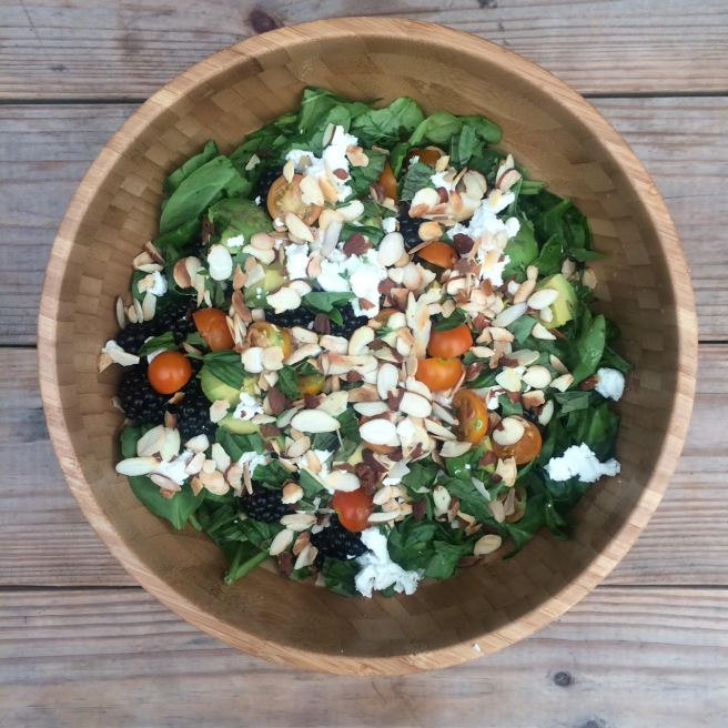 Blackberry Goat Cheese Summer Salad