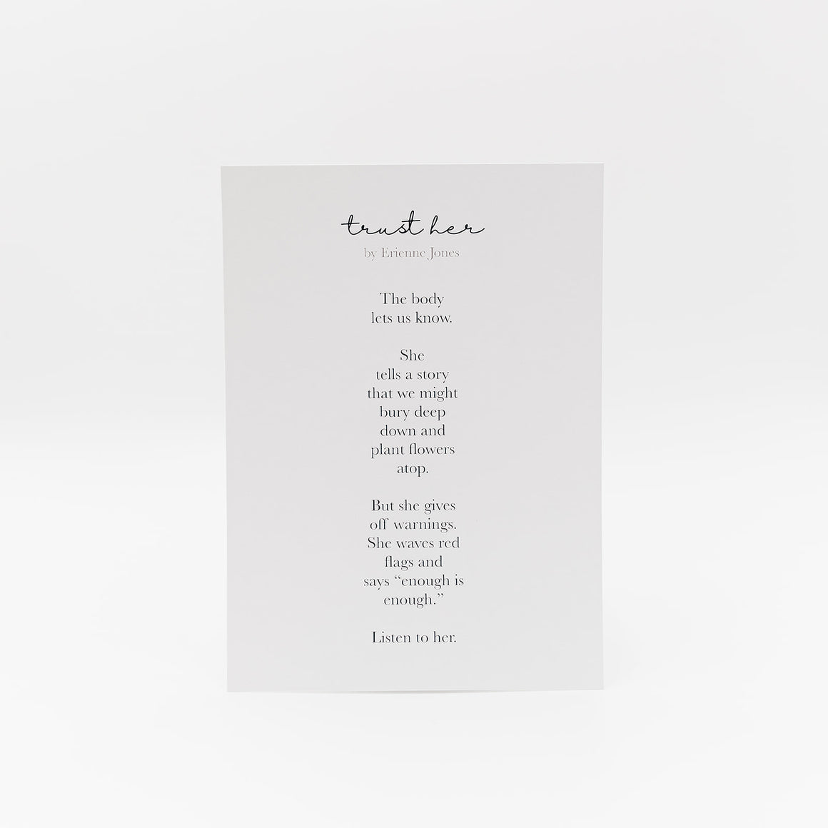 Winter Poem Prints