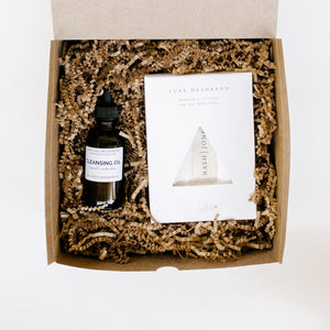 Cleansing Oil + Luxe Headband Gift Set