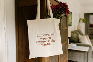 Empowered Women Canvas Tote Bag