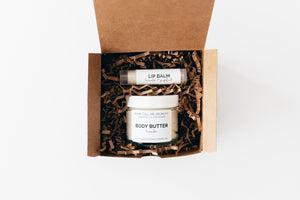 Body Butter & Lip Balm Gift Set